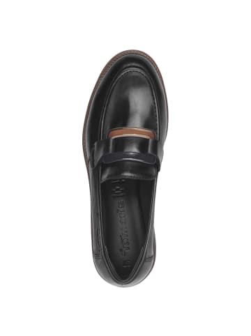 Tamaris Slipper in BLACK LEATHER