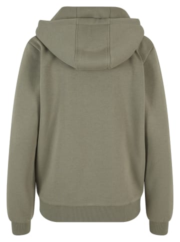 Urban Classics Urban Classics Ladies Fluffy Zip Cardigan in paleolive