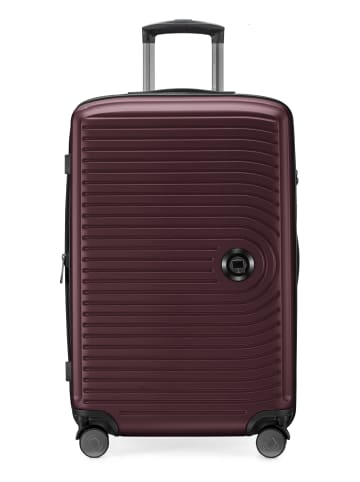Hauptstadtkoffer Mitte - Kofferset 3 Trolleys Erweiterung Hartschale Gepäck-Set in Burgund