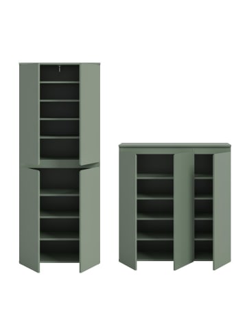 ebuy24 Schlafzimmer-Set Scarpa (2-teilig) Staubgrün 190 x 37 cm
