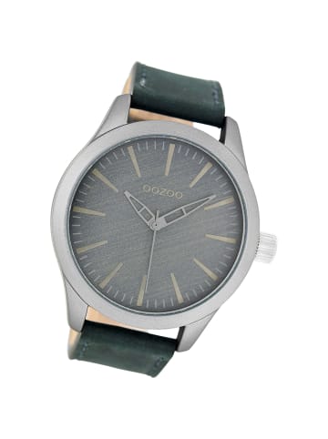 Oozoo Analog-Armbanduhr Oozoo Timepieces dunkelblau extra groß (ca. 46mm)