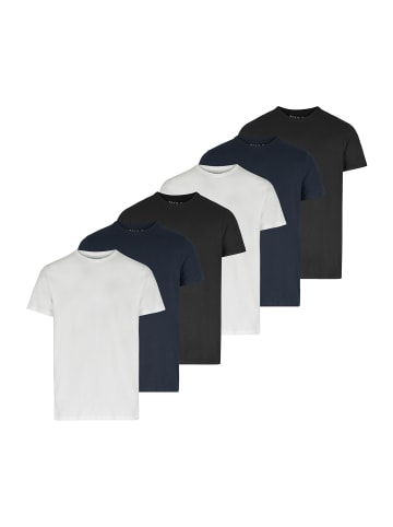 Phil & Co. Berlin  T-Shirt Classics Crewneck in navy-weiss-schwarz