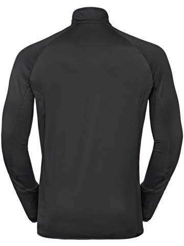Odlo Longsleeve "Mid Layer 1/2 Zip Berra Light" in Schwarz