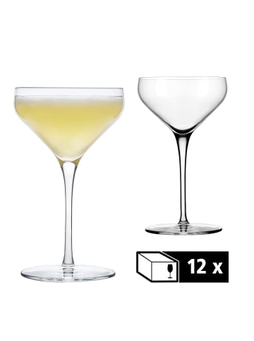Libbey Coupe Glas Prism 12er Set, Ø 10 cm, 237 ml, H: 16,5 cm, Glas