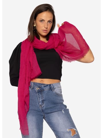 SASSYCLASSY Musselin Schal in Pink