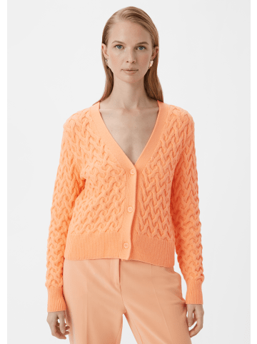 comma Strickjacke langarm in Orange