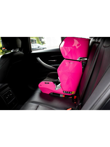 Blij’r Blij'r Uniek Autokindersitz I-size - 76cm - 150cm - ISOfix pink/schwarz