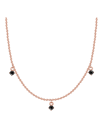 Glanzstücke München Halskette Sterling Silber Spinell in roségold