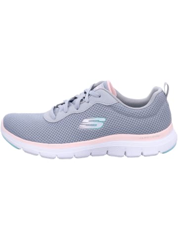 Skechers Lowtop-Sneaker FLEX APPEAL 4.0 - BRILLIANT VIEW in gray/light pink