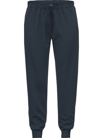 Ammann Single-Jersey Bio Hose, lang mit Bündchen in dunkelblau