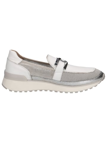 Caprice Sneaker in WHITE/SILVER