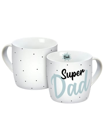 Geda Labels Tasse Super Dad in Weiß - 300 ml