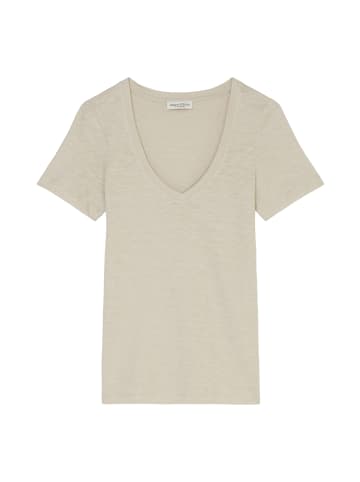 Marc O'Polo V-Neck-T-Shirt regular in stone grey