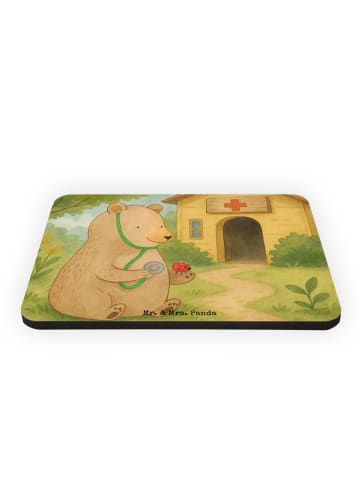 Mr. & Mrs. Panda magnet Bär Arzt Design ohne Spruch in Weiß