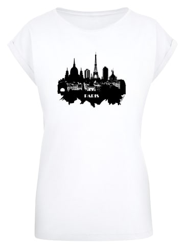 F4NT4STIC T-Shirt PARIS SKYLINE SHORT SLEEVE TEE in weiß