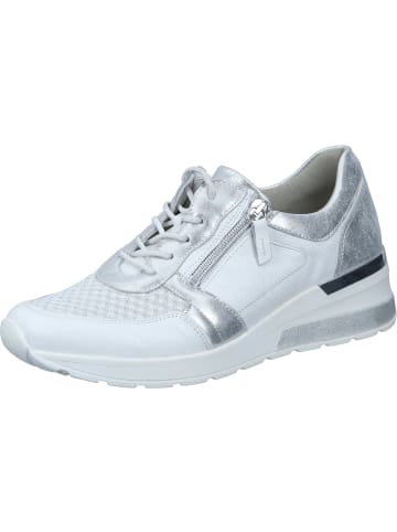 WALDLÄUFER Schnürschuhe, Sneakers Low in weiss/argento