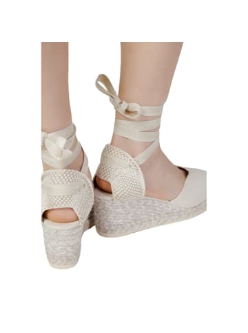 Espadrilles Gold Damen Sandalen