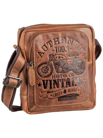 Greenburry Umhängetasche Cafe Racer in Antikbraun