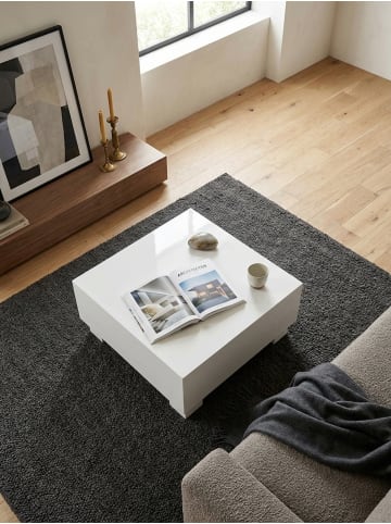 KADIMA DESIGN Couchtisch MONOBLOC 60x60x35 cm Hochglanz, Wohnzimmertisch Cube