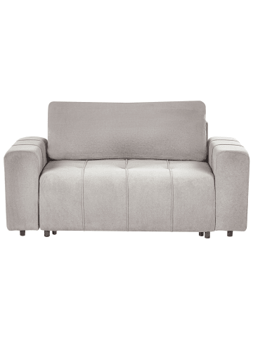 Beliani Schlafsofa INNVIK in Grau - (W) 169 x (H) 90 x (L) 101 cm