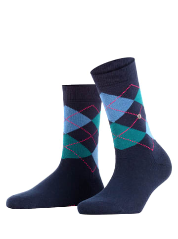 Burlington Socken Marylebone in Navy mel