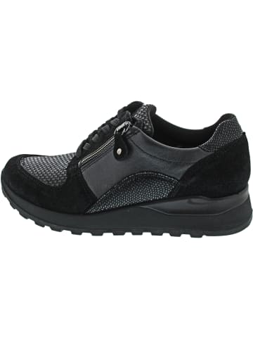 WALDLÄUFER Hiroko sportlicher Schnürer Schwarz