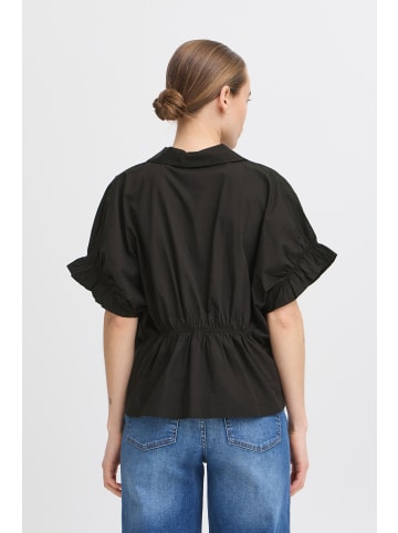 ICHI Hemd kurzarm IHSAMI Loose fit in Black