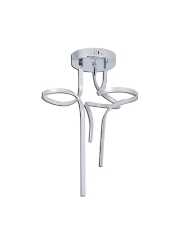 näve LED Deckenleuchte "LOOP LINE" in silber - EEK G