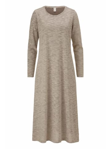 Hessnatur Hessnatur Slub Nachthemd Regular aus TENCEL™ Modal mit Bio-Baumwolle in mocca