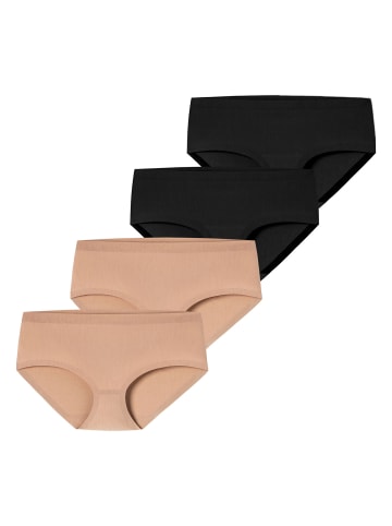 Schiesser Panty Invisible Cotton in schwarz, maple