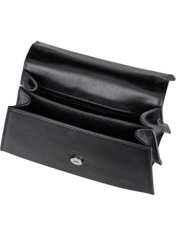 Karl Lagerfeld Handtasche K/Signature 2.0 MD in Black/Nickel