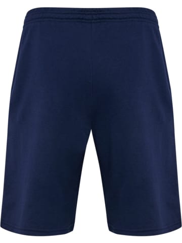 Hummel Short "Hmlmover Cotton Bermuda Shorts" in Blau