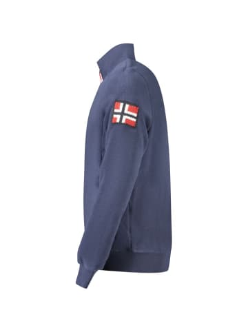NORWAY 1963 Blaues Polyester-Sweatshirt