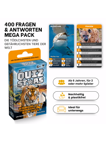 Gomazing Quizstars Die tödlichsten und gefährlichsten Tiere der Welt in mehrfarbig