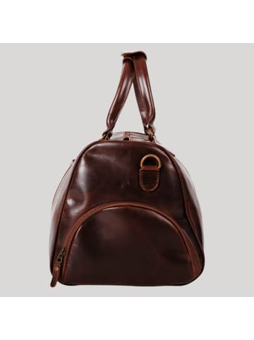 Buckle & Seam Collin Weekender Reisetasche Leder 48 cm in brown