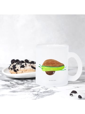 Mr. & Mrs. Panda Glas Avocado Yoga ohne Spruch in Transparent