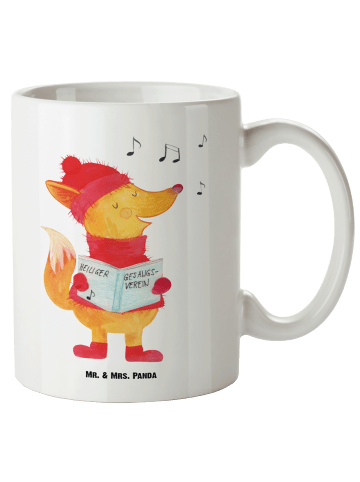 Mr. & Mrs. Panda Riesenkaffeetasse Fuchs Sänger ohne Spruch in Weiß