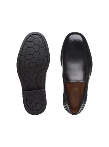 Clarks SHOES "Un Hugh Step" in black leather