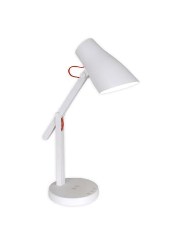 näve LED Tischleuchte "CLEVER" in weiß - (L)35 cm x (B)15 cm x (H)40 cm - EEK G