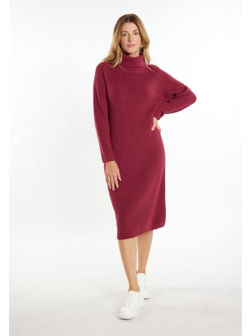 usha WHITE LABEL Damen Kleid in Dunkelkirschrot