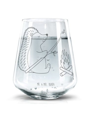 Mr. & Mrs. Panda Glas Igel Grillen ohne Spruch in Transparent