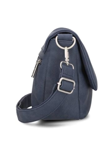 Zwei Mademoiselle.M Messenger 33 cm Laptopfach in nubuk blue
