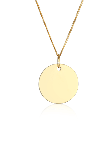 Elli Halskette 585 Gelbgold Geo, Kreis in Gold