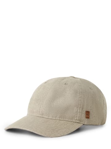 Camel Active Cap mit Leinen-Anteil in beige