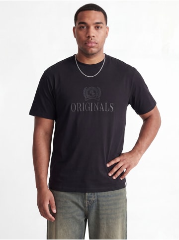 JACK & JONES PLUS T-shirt in Black