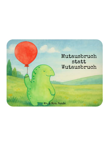 Mr. & Mrs. Panda Magnet Schildkröte Luftballon Design mit Spruch in Weiß
