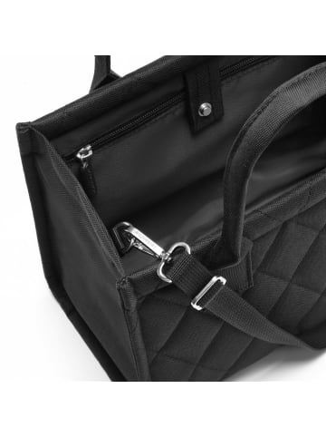 Reisenthel Daily Shopper - Shopper XS 27 cm (teddy leo olive) in rhombus black