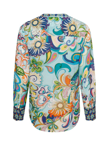 EMILY VAN DEN BERGH  Bluse in hellblau mehrfarbig