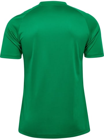 Hummel T-Shirt "Match Striped Jersey S/S" in Grün