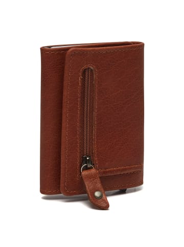 The Chesterfield Brand Paris Kreditkartenetui RFID Schutz Leder 7 cm in cognac